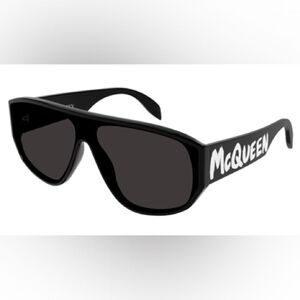 Alexander McQueen Black 386 Sunglasses